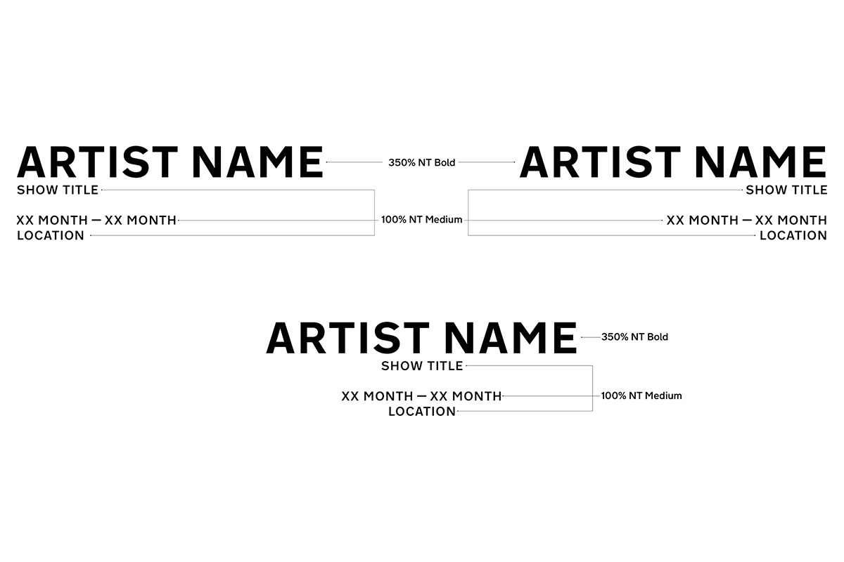 As the gallery’s corporate identity evolved to meet the demands of an increasingly saturated marketing landscape, a new direction evolved to distil the brand into a clear and consistent expression.